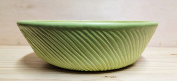 A close up of the bowl on the table